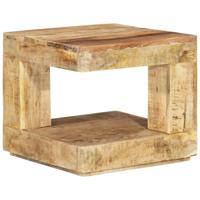 Salontafel 45x45x40 cm massief mangohout - thumbnail