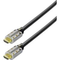Maxtrack C 505-20 L HDMI-kabel HDMI Aansluitkabel HDMI-A-stekker, HDMI-A-stekker 20.00 m Zwart 4K UHD, Afgeschermd, Audio Return Channel (ARC), Schroefbaar, - thumbnail