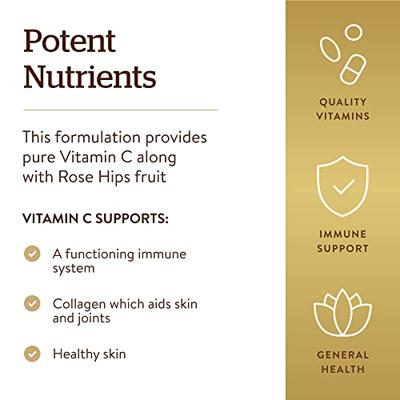 Solgar Vitamine C with Rose Hips (Rozenbottel) 1000 mg Tabletten - thumbnail