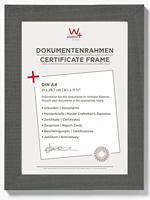 walther+ design HO130D Wissellijst Papierformaat: DIN A4 Grijs - thumbnail