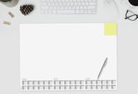 Sigel H6490 Bureau onderlegger Papier Blanco (b x h) 59.50 cm x 41 cm 2026, 2027, 2028 30 vellen - thumbnail