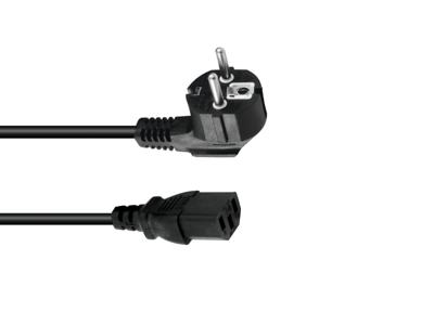 OMNITRONIC IEC Power Cable 3x1.0 0.6m bk