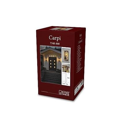 Konstsmide Carpi schwarz/messing 7348-758 Buitenlamp (wand) E27 Zwart, Messing Konstsmide Carpi schwarz/messing 7348-758 Buitenlamp (wand) E27 Zwart, Messing