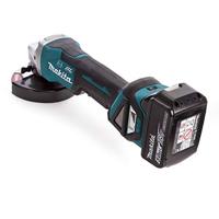 Makita DGA517RTJ Accu Haakse Slijper 125mm 18V 5.0Ah in Mbox - thumbnail