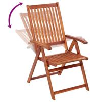 VidaXL Inklapbare stoelen 2 st massief acaciahout - thumbnail