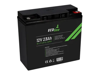 EcoLine - AGM 12V 23AH 23000mAh VRLA Batterij - 181 x 77 x167 - Deep Cycle Accu