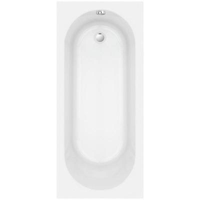 Nemo Spring Nantes inbouwbad mono afvoer D52 170x75x40cm 185L met potenstel wit acryl GA42101