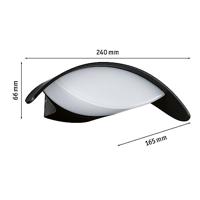 Paulmann Mesana 94765 LED-buitenlamp (wand) LED LED vast ingebouwd 12 W Antraciet - thumbnail