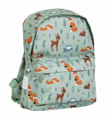 Kleine rugzak voor kinderen VRIENDEN VAN HET BOS A Little Lovely Company mintgroen - thumbnail