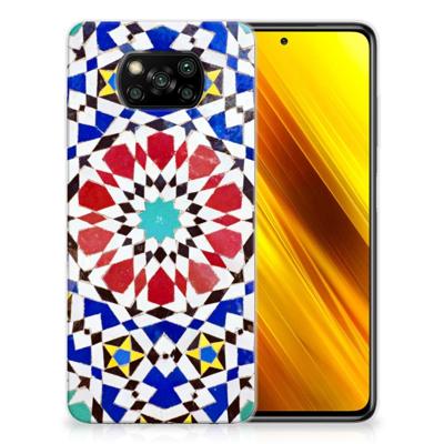 Xiaomi Poco X3 | Poco X3 Pro | TPU | Siliconen hoesje | Mozaïek