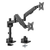 My Wall HL 51-2 L Monitor-tafelbeugel 2-voudig 43,2 cm (17) - 81,3 cm (32) Zwart Draaibaar, Kantelbaar - thumbnail