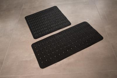 RIDDER badmat anti-slip playa 80x38 cm zwart 68310