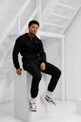Lacoste Diamond Trainingspak Heren Zwart - Maat S - Kleur: Zwart | Soccerfanshop