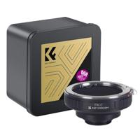 K&F Concept lensadapter Pentax K naar C-Mount voor cine en CCTV camera's - thumbnail