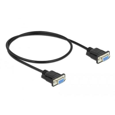 Delock Aansluitkabel Serieel [1x RS232-bus - 1x RS232-bus] 0.5 m Zwart - thumbnail
