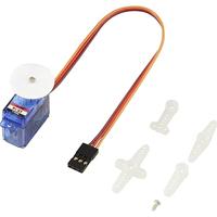 Reely Mini-servo Analoge servo Materiaal (aandrijving): Plastic Stekkersysteem: JR - thumbnail
