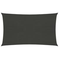 VidaXL Zonnezeil 160 g/m² 5x7 m hdpe antracietkleurig - thumbnail