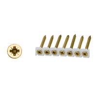 pgb-Europe PGB-FASTENERS | Spaanplaatschroef band VK-Z Ø 4x35 ZnG PGWVZV002004000357 - thumbnail