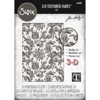 Sizzix • 3-d texture fades embossing folder botanical large a5 by tim holtz - thumbnail
