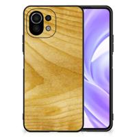 Xiaomi 11 Lite 5G NE | Mi 11 Lite Houten Print Telefoonhoesje Licht Hout - thumbnail