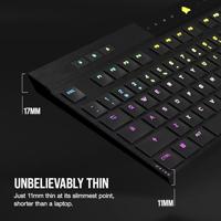 Corsair K100 AIR WIRELESS RGB Ultra-Thin Mechanical gaming toetsenbord - thumbnail