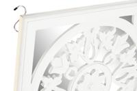 Wanddecoratie DKD Home Decor Spiegel Wit Hout MDF (90 x 1,5 x 90 cm) - thumbnail