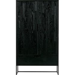 WOOOD Opbergkast 'Silas', kleur Zwart