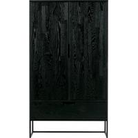 WOOOD Opbergkast 'Silas', kleur Zwart - thumbnail