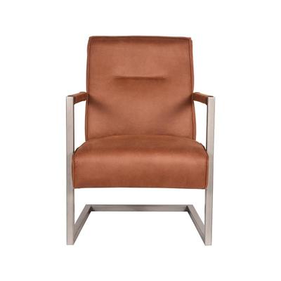 LABEL51 Fauteuil 'Jim', kleur Cognac LABEL51 Fauteuil 'Jim', kleur Cognac