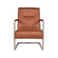 LABEL51 Fauteuil 'Jim', kleur Cognac - thumbnail