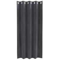 VidaXL Verduisterende gordijnen 2 pcs lichtgrijs 140 x 175 cm fluweel - thumbnail