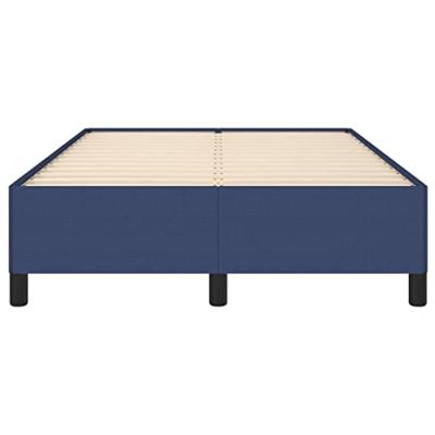 Bedframe zonder matras 120x190 cm stof blauw Bedframe zonder matras 120x190 cm stof blauw