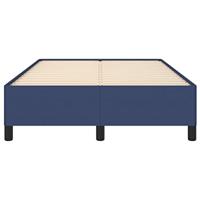 Bedframe zonder matras 120x190 cm stof blauw - thumbnail