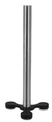 Keukenrolhouder met zuignap rvs