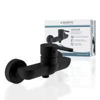 Douchekraan Schutte Denver Mengkraan Opbouw Eéngreeps Zwart - thumbnail