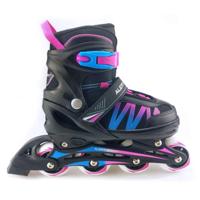 Alert inline skates maat 39-42 blauw/roze/zwart - thumbnail