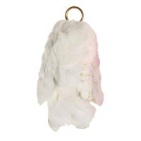Lg-imports Sleutelhanger Konijn 18 Cm Pluche Wit - thumbnail