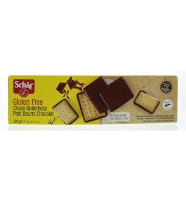 Schar Butterkeks (biscuit) chocolade glutenvrij 130 Gram