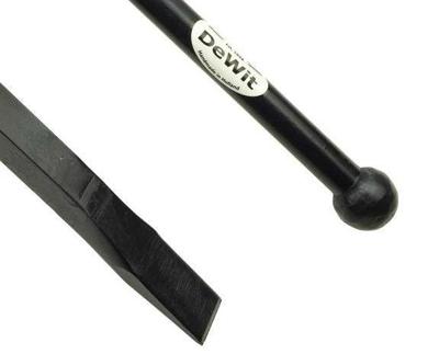 De Wit Stootijzer 1400mm met 100cm vierkant knop en beitel