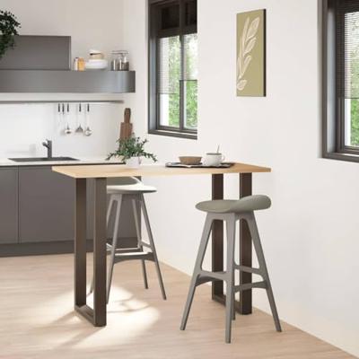 Bartafelpoten 2 st U-vormig 60x(100-101) cm staal naturel