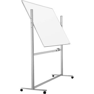 magnetoplan Whiteboard ferroscript Wit Incl. opbergbakje, Aan beide zijden te gebruiken