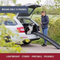 TRIXIE CAR RAMP LOOPPLANK OPVOUWBAAR ZWART 156X40CM - thumbnail