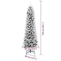 Kunstkerstboom met 150 LED Wit 150 cm PVC en Metaal en Plastic - thumbnail