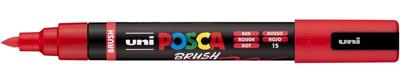 Uni Posca paintmarker PC-5BR, 1 - 4 mm, penseel punt, rood