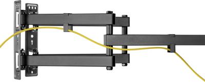 SpeaKa Professional TV-hoekbeugel 81,3 cm (32) - 177,8 cm (70) Kantelbaar, Zwenkbaar Inklapbaar