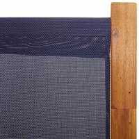 Kamerscherm met 4 panelen 280x180 cm donkerblauw - thumbnail