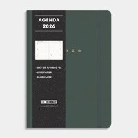 Luxe A5 Agenda 2026 Donkergroen - thumbnail