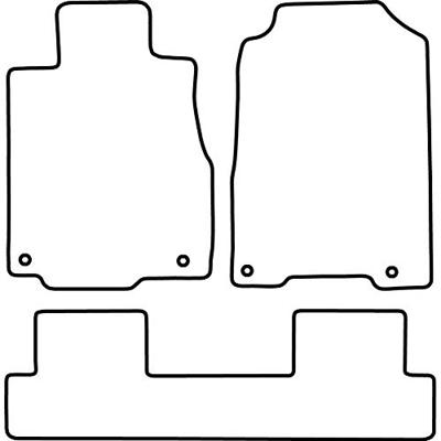 Automatten passend voor Honda CR-V vanaf 2013 TMHO539