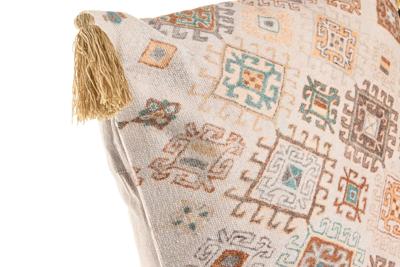 Kussen DKD Home Decor Beige Ruiten 60 x 20 x 60 cm Kussen DKD Home Decor Beige Ruiten 60 x 20 x 60 cm