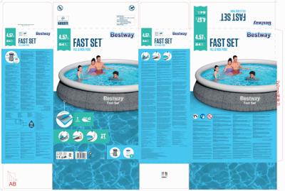 Bestway FastSet zwembad 457x84cm + pomp - thumbnail